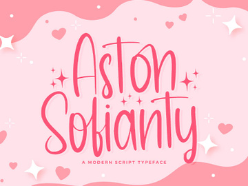 Aston Sofianty - Handwritten Font