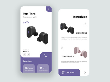 Earbuds ui