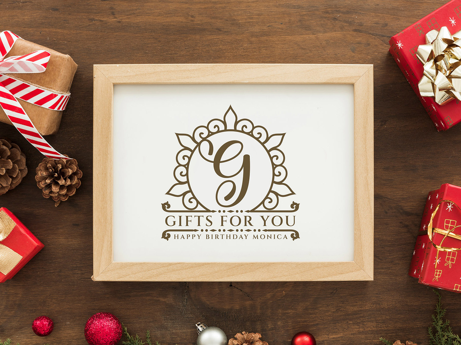 Holiday Monogram
