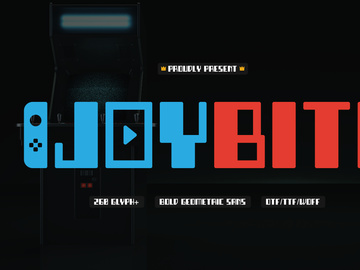 Joybit | Bold Geometric Sans