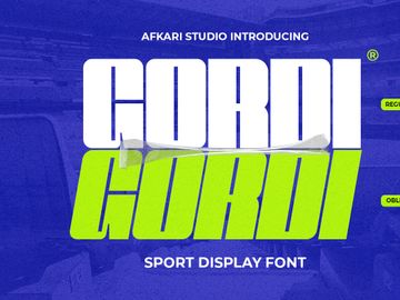 Gordi - Sport Display Font