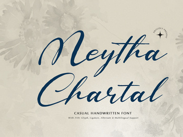 Meytha Chartal | Casual Handwritten Font