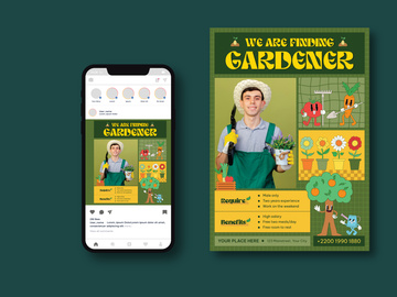 We Are Finding Gardener Flyer