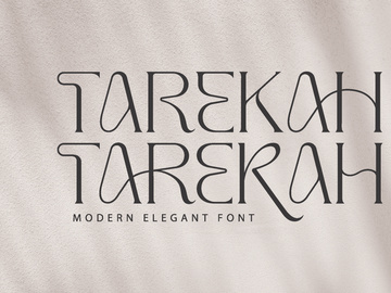 Tarekah | Modern Serif Font
