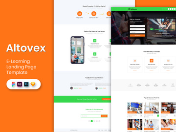 E-Learning Landing Page Template