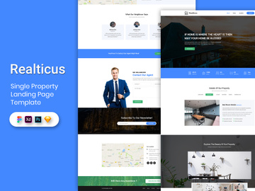 Single Property Landing Page Template