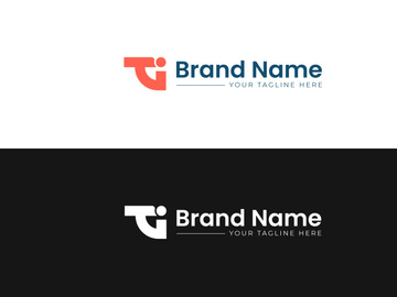 Letter IT or TGI Logo Design