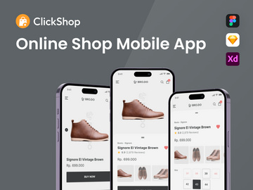 ClickShop - Online Shop Mobile App Template