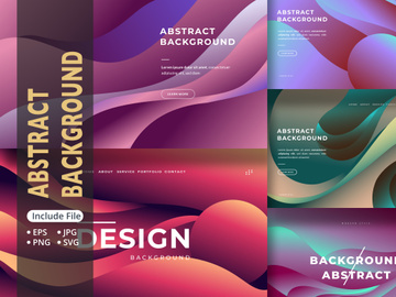 Futuristic fluid background