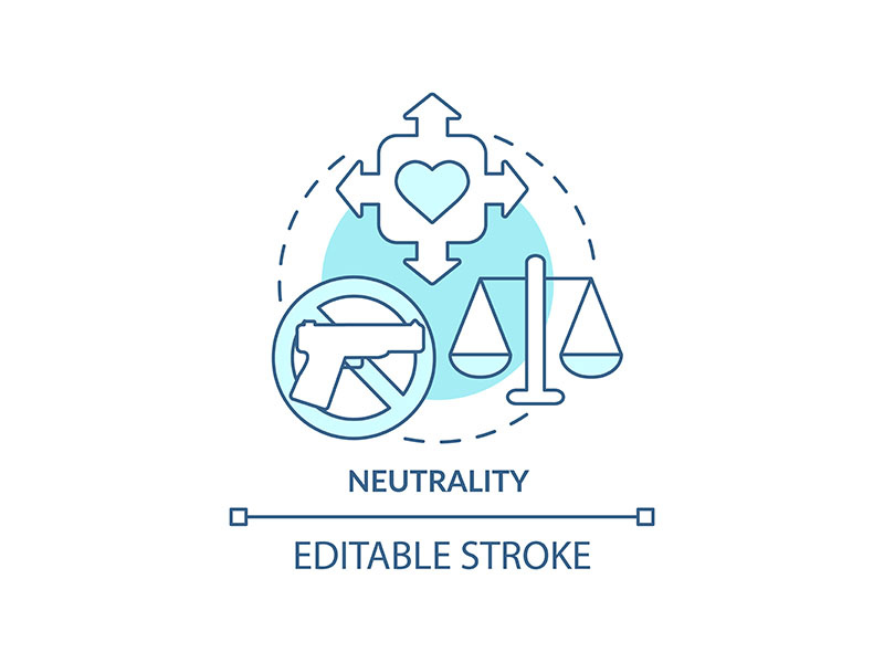 Neutrality turquoise concept icon by bsd studio ~ EpicPxls