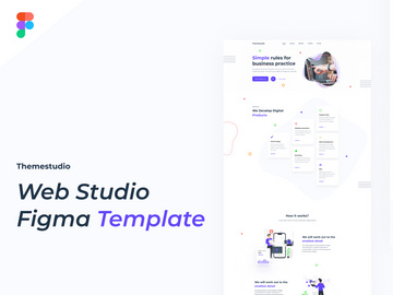 Template WebStudio ThemeStudio Figma