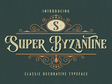Super Byzantine - Decorative Font