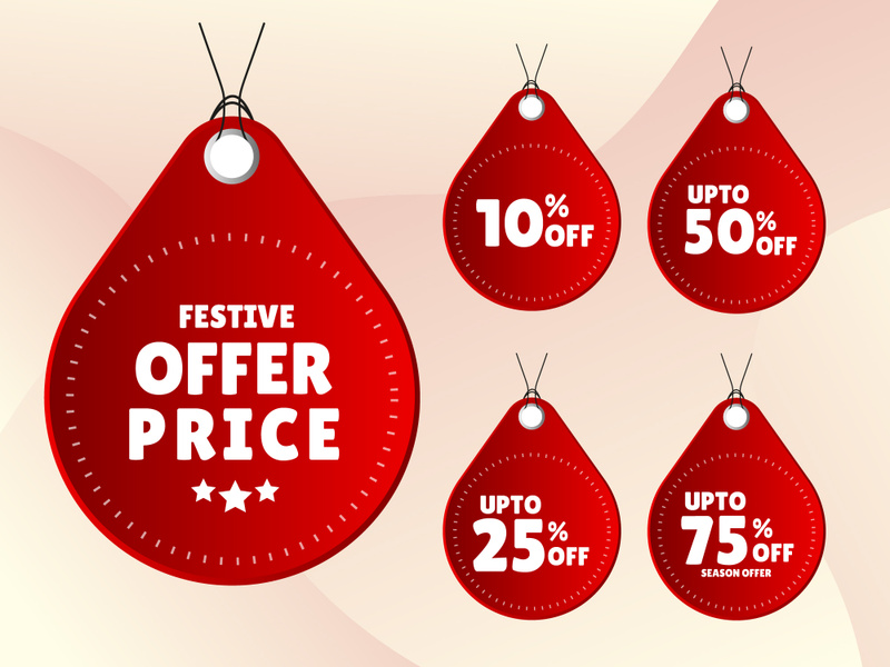 Premium Discount Tag Templates by Saan Creatives EpicPxls
