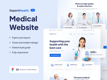 Medical website template