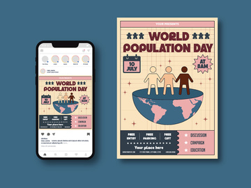 Population Day Flyer