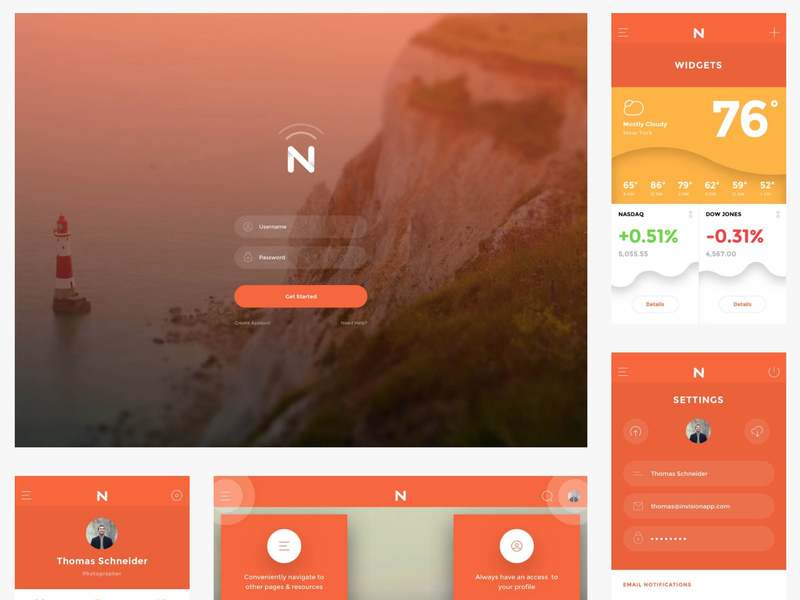 Now - A beautiful cross-platform UI kit by Invision ~ EpicPxls