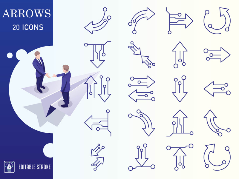 Outline : Arrows Icon set