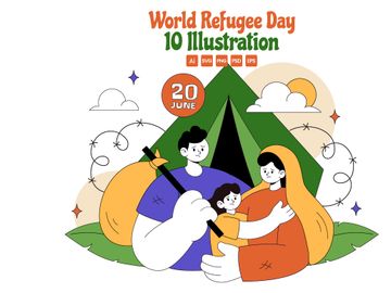 10 World Refugee Day Illustration