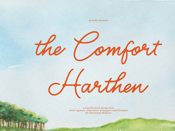 Comfort Harthen | Handwritten Script