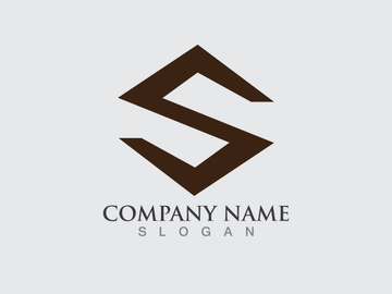 S letter logo initial company name