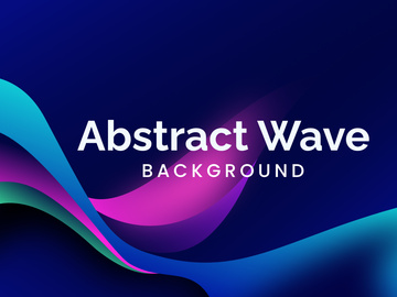 Colorful Gradient Background Wave