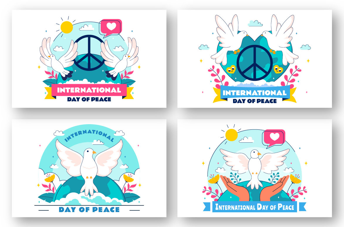 10 Ilustraciones del Día Internacional de la Paz