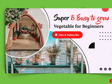 Home Garden Youtube Thumbnails