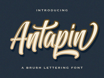 Antapin - Bold Script Font