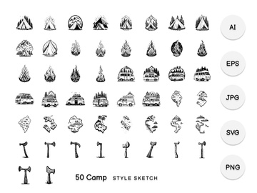 Camp Element Draw Black