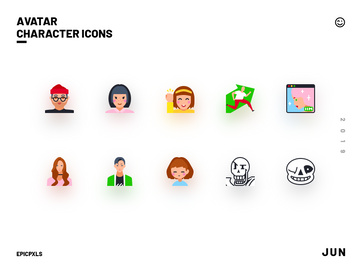 Avatar Character Icons