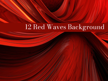 A red waves background