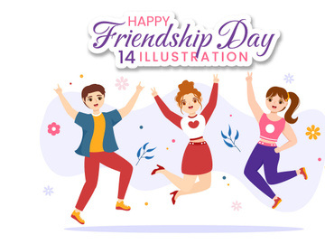 14 Happy Friendship Day Illustration