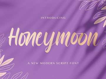 Honeymoon - Handwritten Font