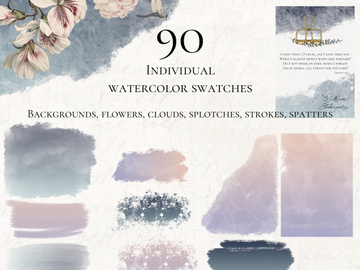 90 free watercolor swatches