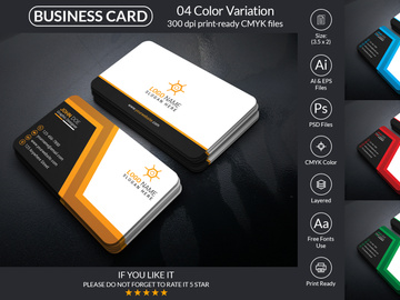 Corporate Business Card Design Template