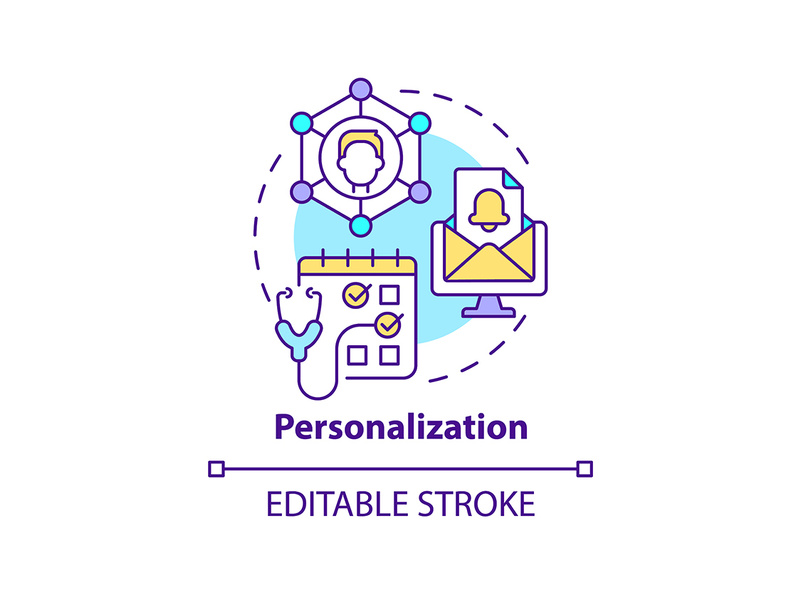 Personalization concept icon by bsd studio ~ EpicPxls