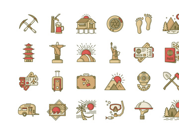 26 Travel Icons