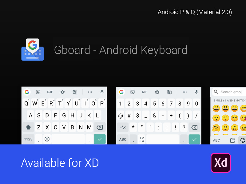 Android Keyboard Template (Gboard) by Scrillo Designers EpicPxls