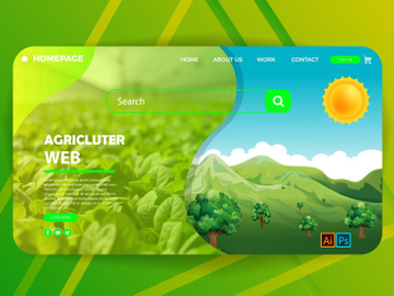 Agricultural Web header page