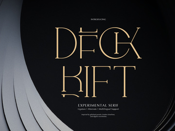 Deck Rift | Experimental Serif