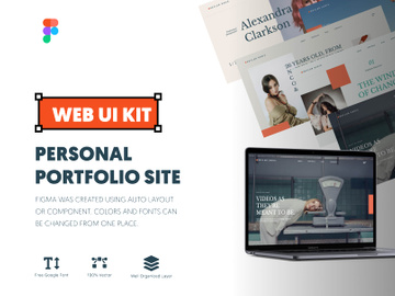 Web UI KIT | Personal Portfolio Site  |  Photo Portfolio Site