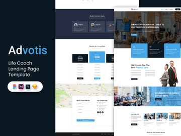 Life Coach Landing Page Template