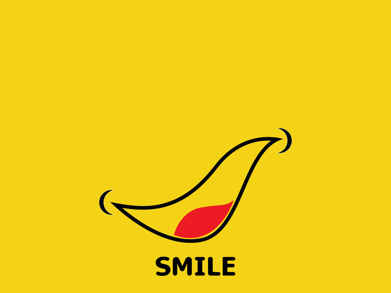 Smile logo and symbol vector image by Upgraphic ~ EpicPxls