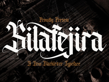 Silafejira - Blackletter Font