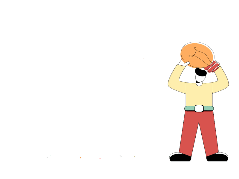 Animated Smart Ideas Online Education flat illustration