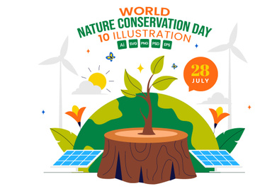 10 World Nature Conservation Day Illustration
