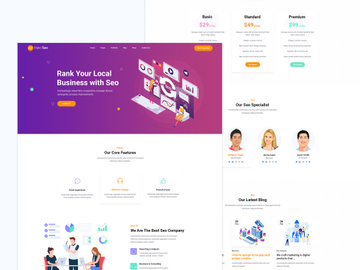 Halci SEO Web Templates