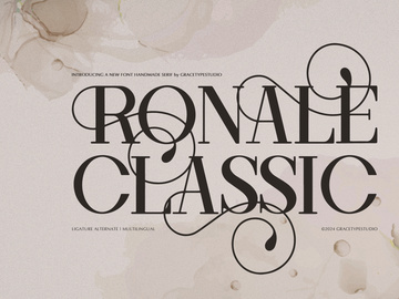 Ronale Classic | Handmade Serif