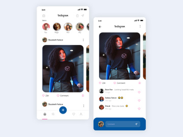 Instagram Redesign UI Kit