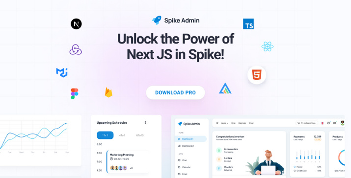 Spike NextJs Admin Dashboard Template by Wrappixel ~ EpicPxls
